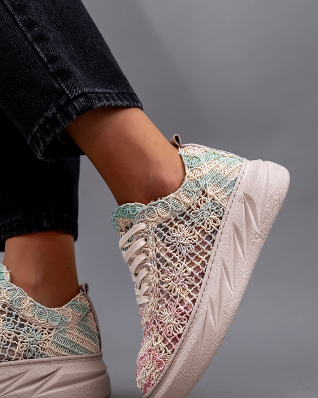 Pantofi Casual Dantela- AYMA 1