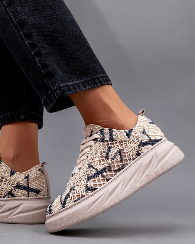 Pantofi Casual Dantela- AYMA 3