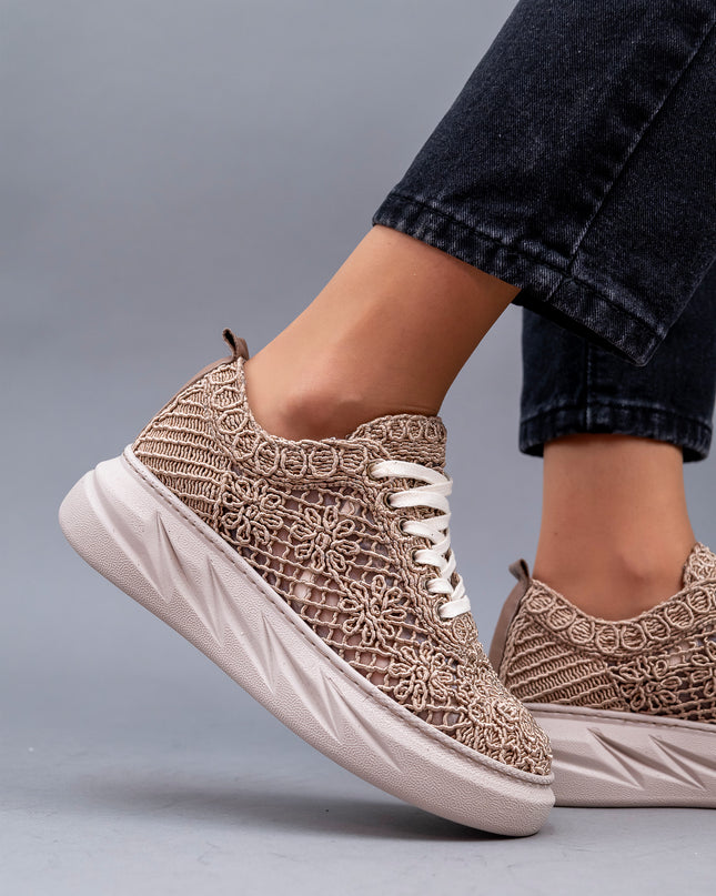 Pantofi Casual Dantela- AYMA 4