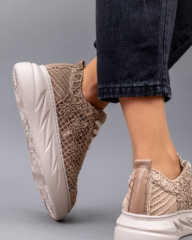 Pantofi Casual Dantela- AYMA 4