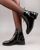 Botine piele naturala- ELARA