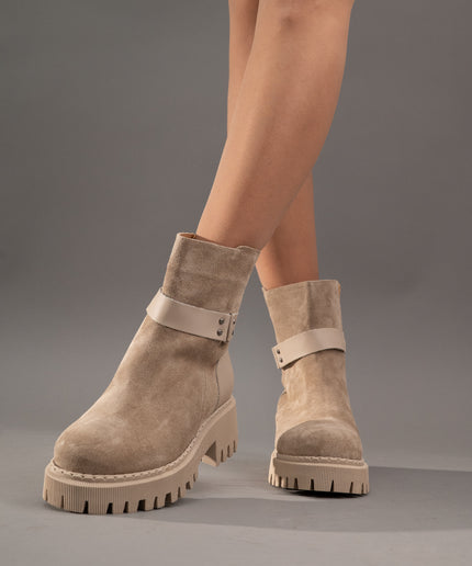 Ghete piele naturala- GINA