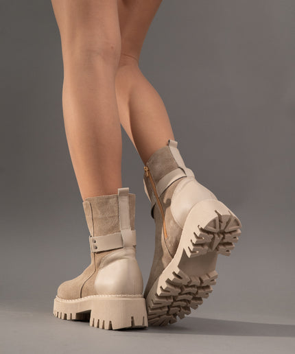 Ghete piele naturala- GINA